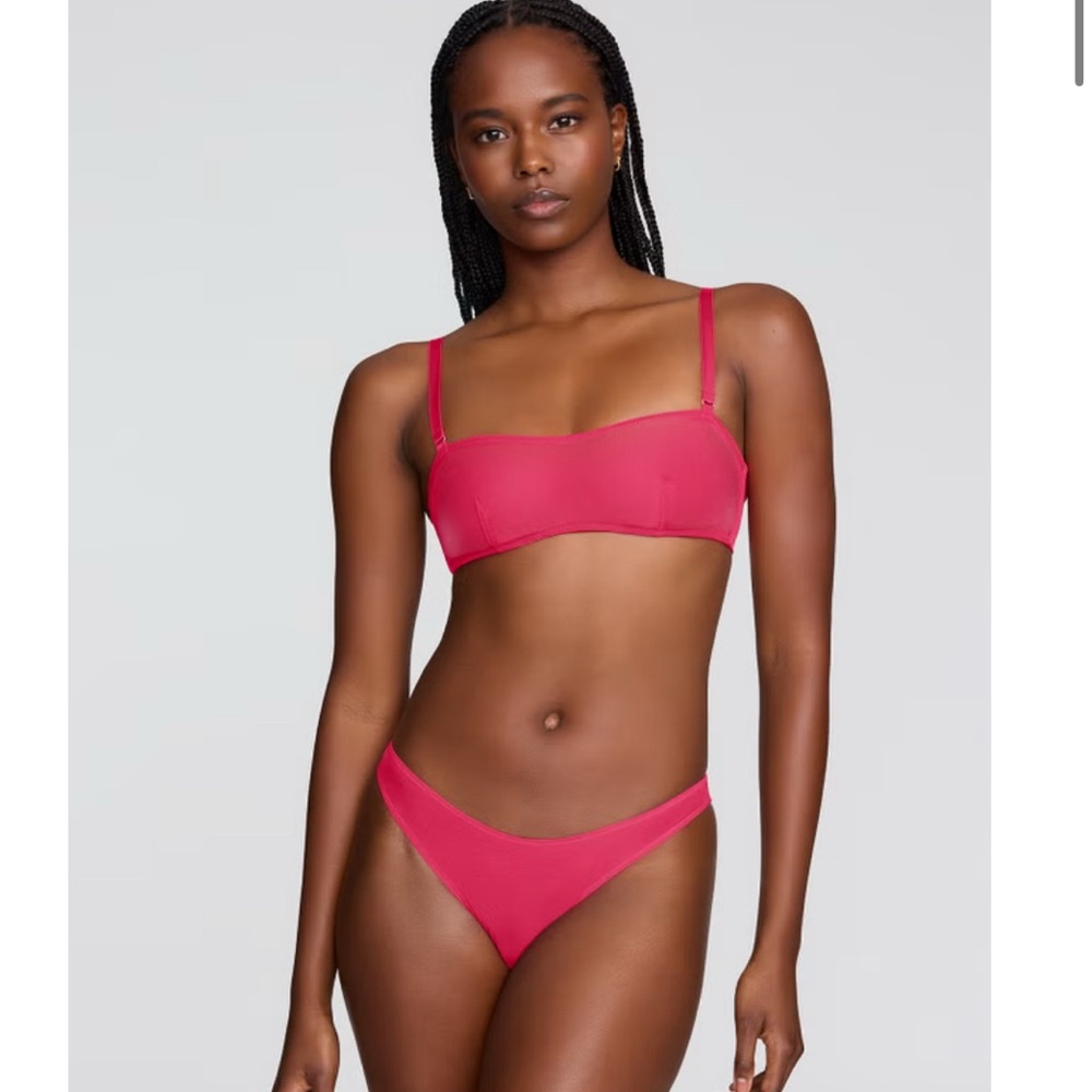 •CUUP• The Wireless Balconette Mesh Bra Azalea Pink A-C Cup